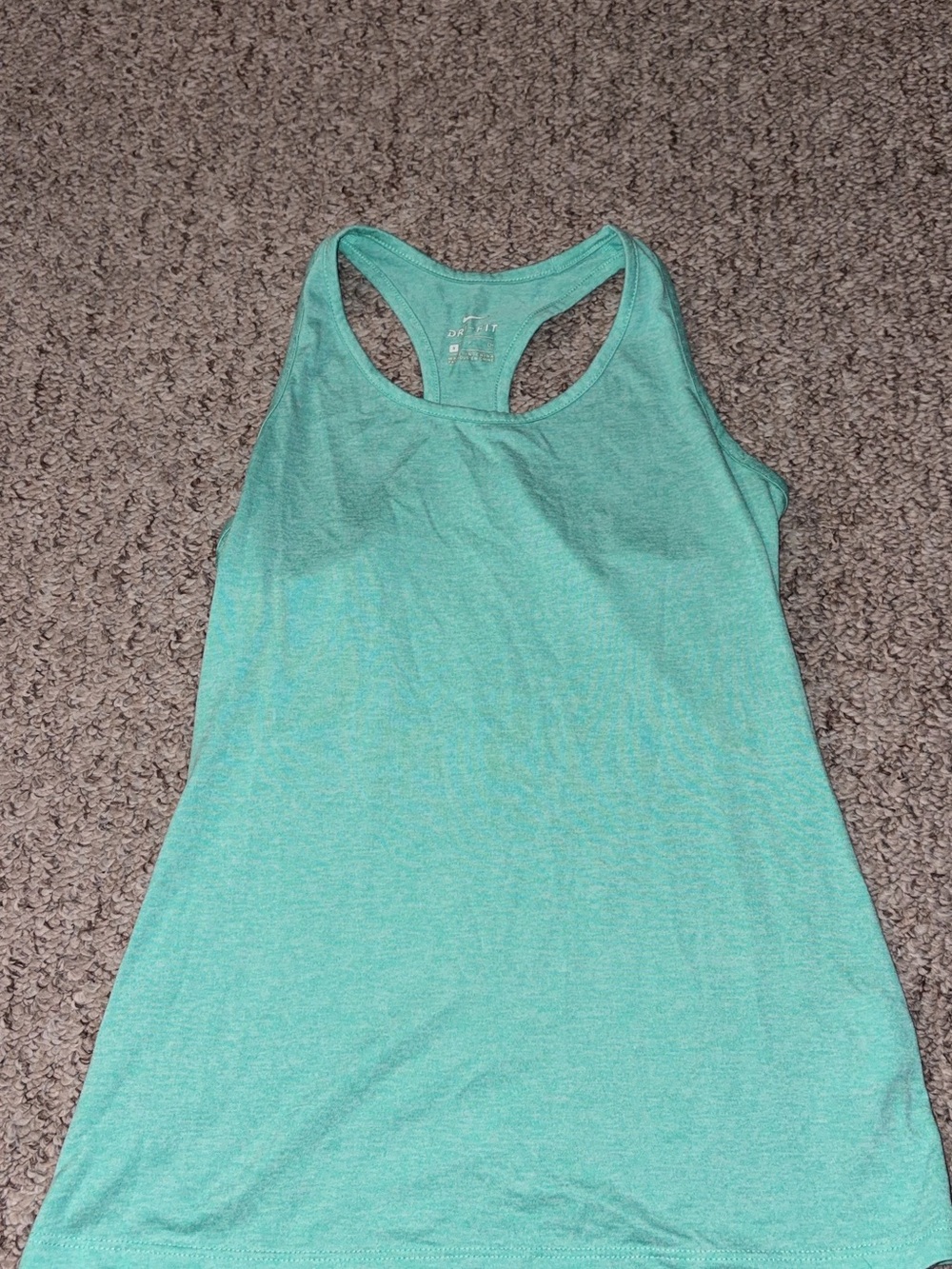 Nike Mint Racerback Athletic Tank Top - Seafoam Green